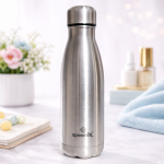 Premium Stainless Steel Water Bottle – Silver Finish (500 ML)