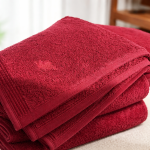 Premium Cotton Bath Towel – Soft & Super Absorbent (Burgundy Red)